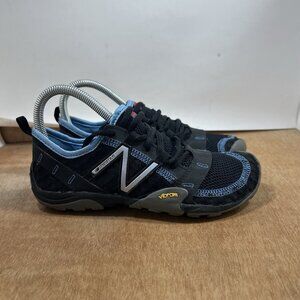 New Balance Minimus Womens Size 6 Running Shoes Black Blue Barefoot